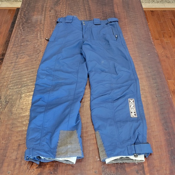 Phenix Ski Snow Pants Waterproof Insulated Zip‎ Pockets Blue Mens Size Large - Picture 1 of 12